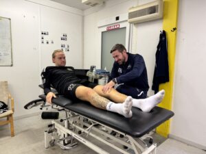 Sebastian Buch i fuld gang med sin genoptræning