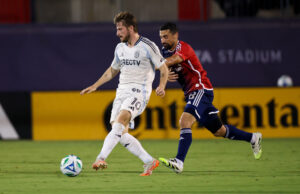 Anders Dreyer i aktion for San Diego FC.