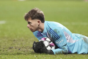 Theo Sander med bolden