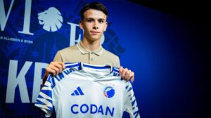 Liam Norstedt ved præsentation i FCK