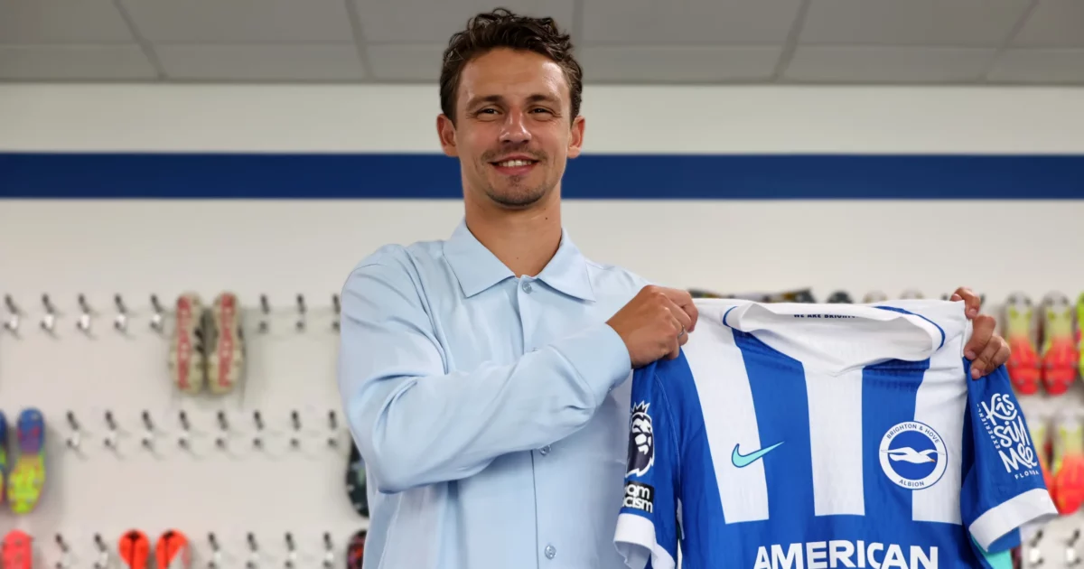 Officielt: Brighton henter transferfri stopper hos PSV Foto: Brighton & Hove Albion