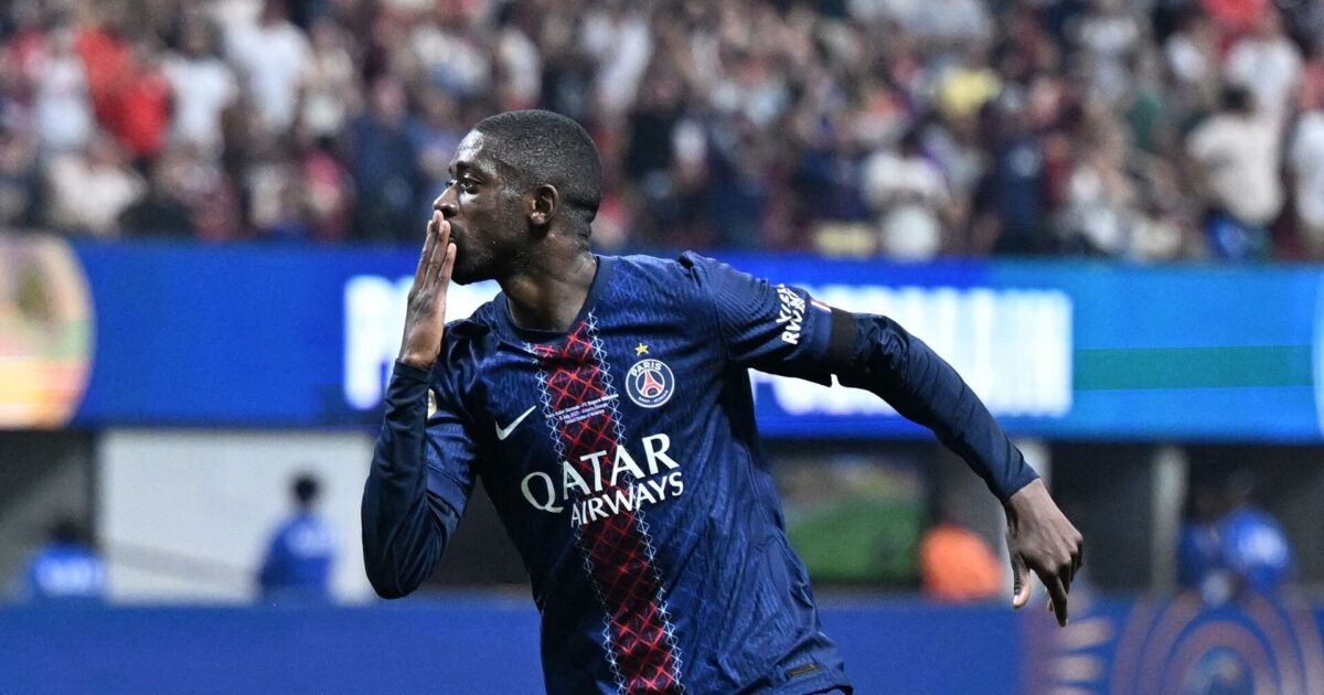 Dembélé markerede scoring med Jota-hyldest Foto: Patricia De Melo Moreira/AFP/Ritzau Scanpix