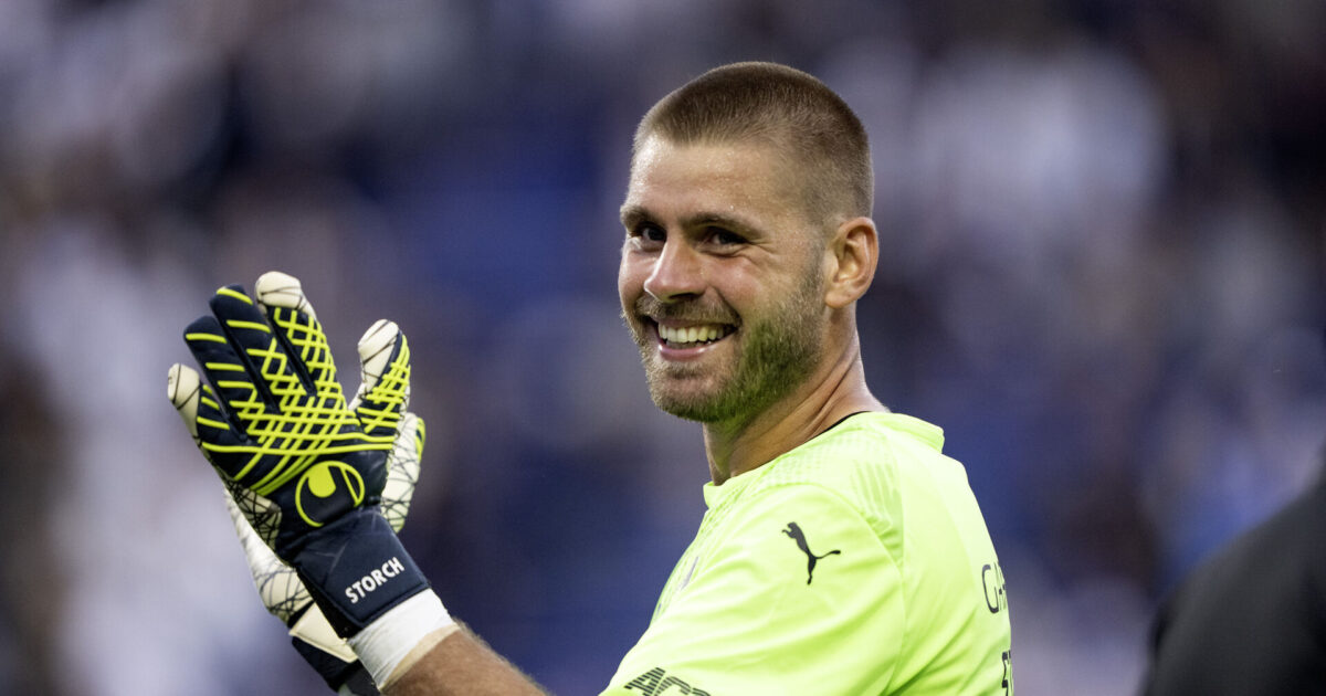 Straffesparkshelten Storch: Jeg har studeret Mortensens spark Foto: Bo Amstrup/Ritzau Scanpix