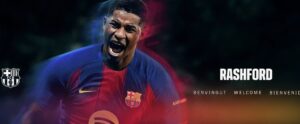Marcus Rashford præsenteret i FC Barcelona.