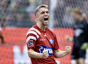 Andreas Pyndt jubler efter mål