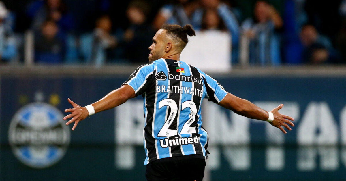 Kæk Braithwaite: Jeg er brasilianer nu, så Ancelotti kan bare ringe Foto: Ritzau Scanpix/REUTERS