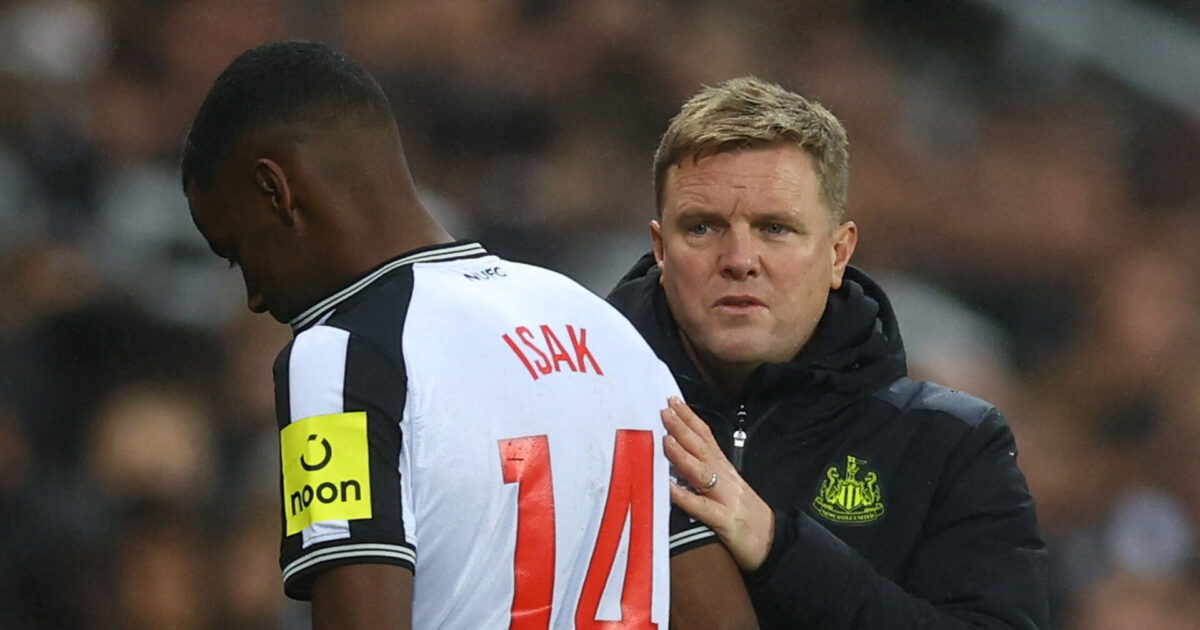 Newcastle lader sig ikke distrahere af Isak-rygter: Vil tage den rigtige beslutning Foto: Action Images via Reuters/Lee