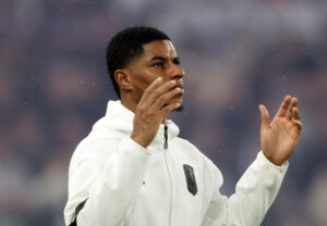 Marcus Rashford i Champions League med Aston Villa