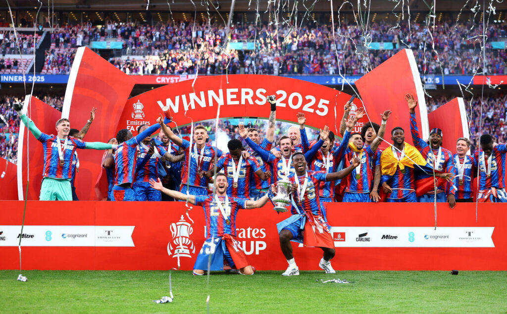 Crystal Palace fejrer FA Cup-sejren.