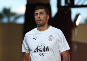 Rodri under Vm for klubhold for Manchester City