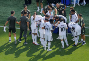 Real Madrid-spillerne.,