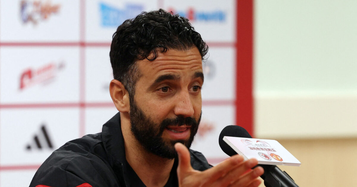 Ruben Amorim er glad for sin trup: Skal være påpasselig på markedet Foto: Ritzau Scanpix/REUTERS