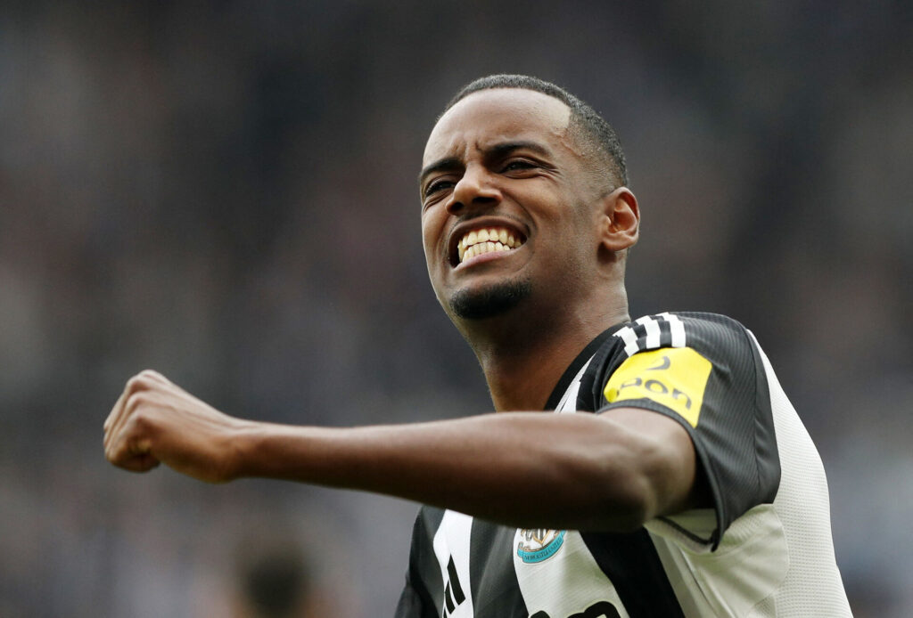 Isak jubler efter mål