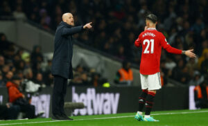 Antony og Erik ten Hag.