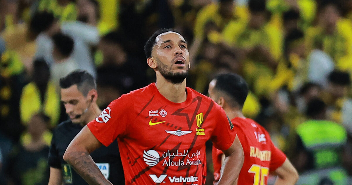 Farvel til Saudi?: Flere europæiske klubber overvejer Aubameyang Foto: Stringer/REUTERS