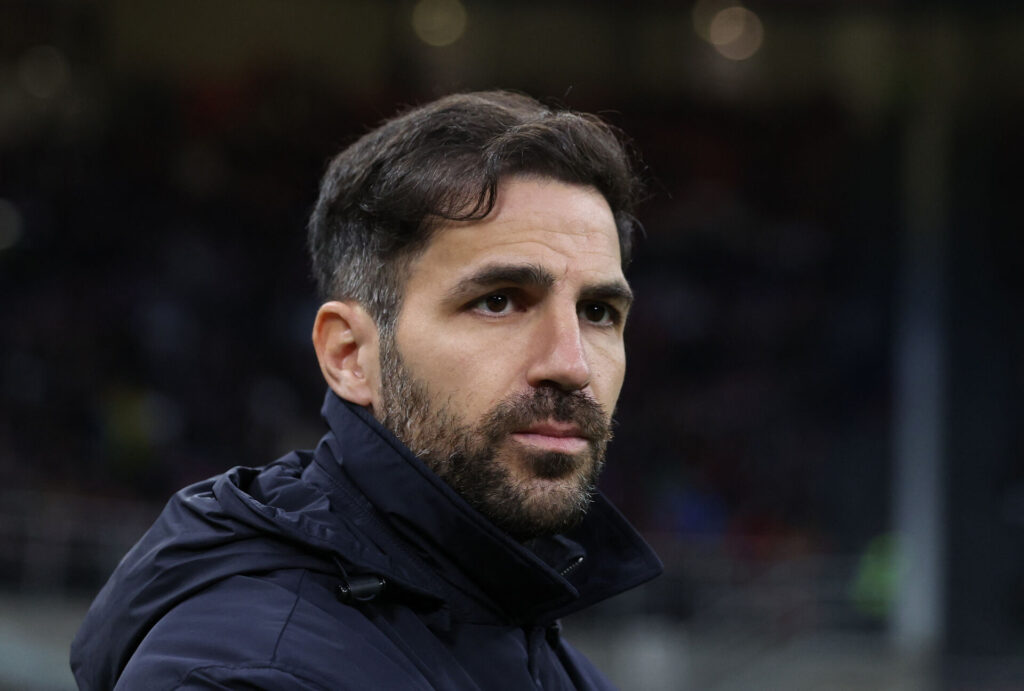 Cesc Fabregas under en Como-kamp