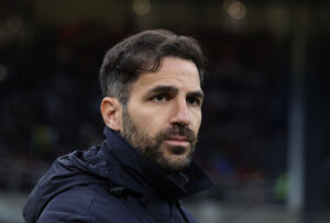 Cesc Fabregas under en Como-kamp