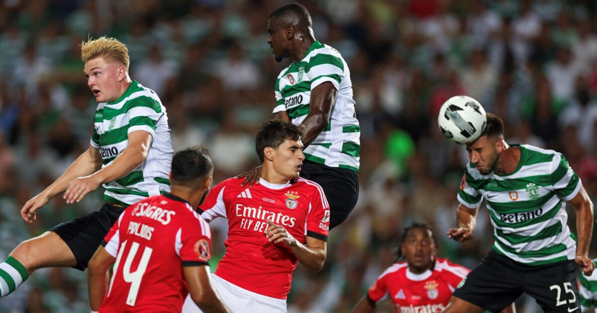 Benfica snyder Harder, Hjulmand og Sporting i portugisisk Super Cup Foto: Carlos Costa/AFP/Ritzau Scanpix