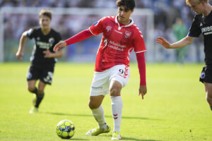 Wahid Faghir i aktion for Vejle Boldklub i 2021