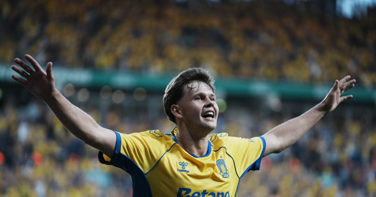 En ny stjerne er født: Bundgaard drev gæk med Silkeborg IF Foto: Thomas Traasdahl/Ritzau Scanpix