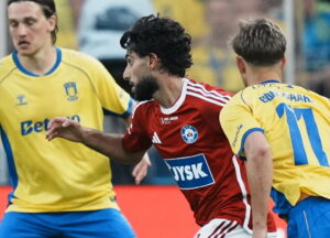Rami Al Hajj i aktion for Silkeborg