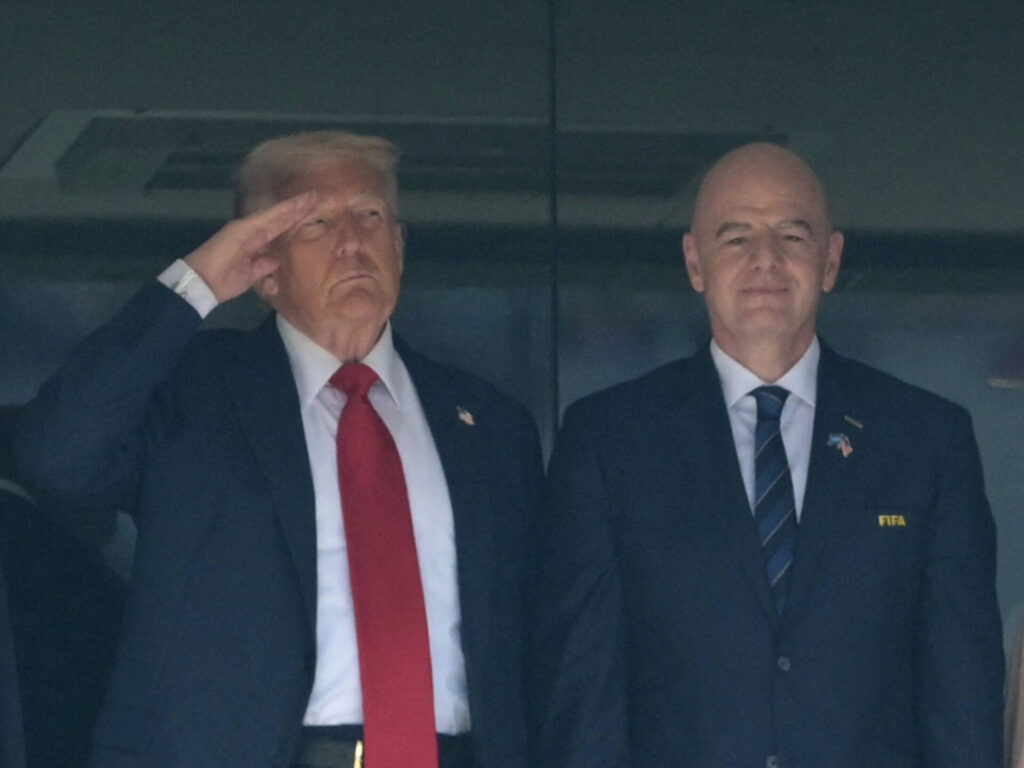 Infantino og Trump