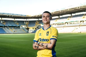Oliver Villadsen i Brøndby IF-trøjen