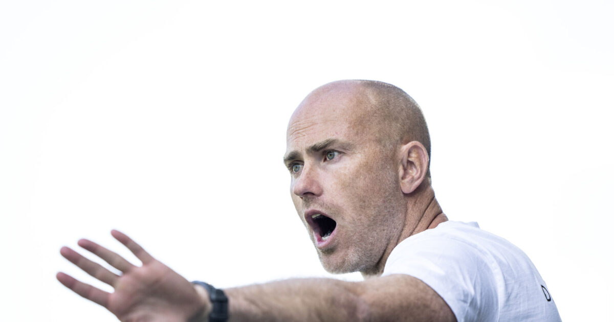 Sent mål redder uafgjort for Jens Berthel Askou mod Rangers Foto: Bo Amstrup/Ritzau Scanpix