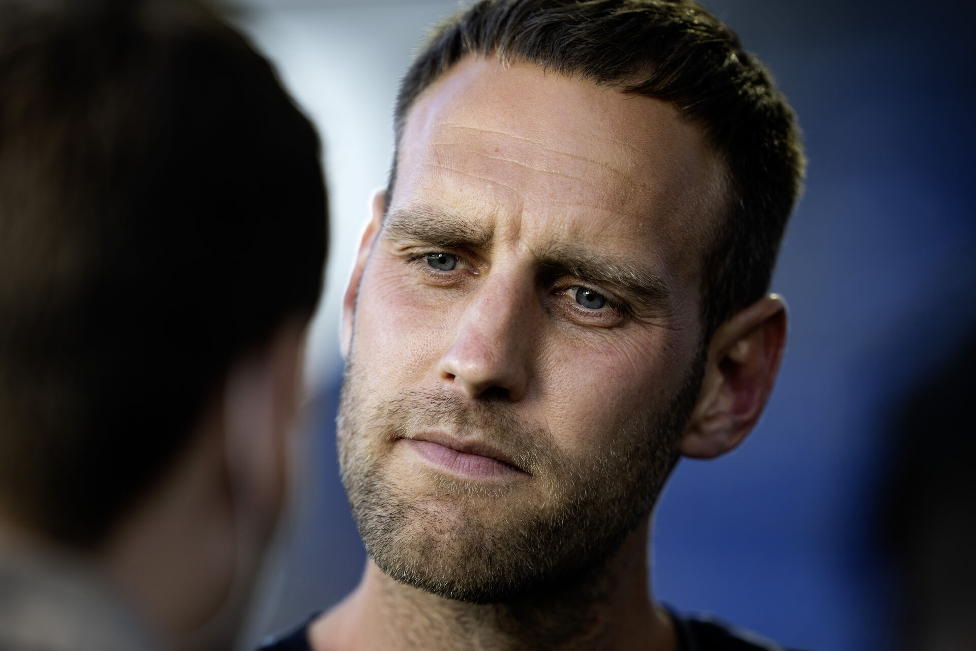 Chefræner Frederik Birk forud for Brøndby IF's kamp mod Randers FC.