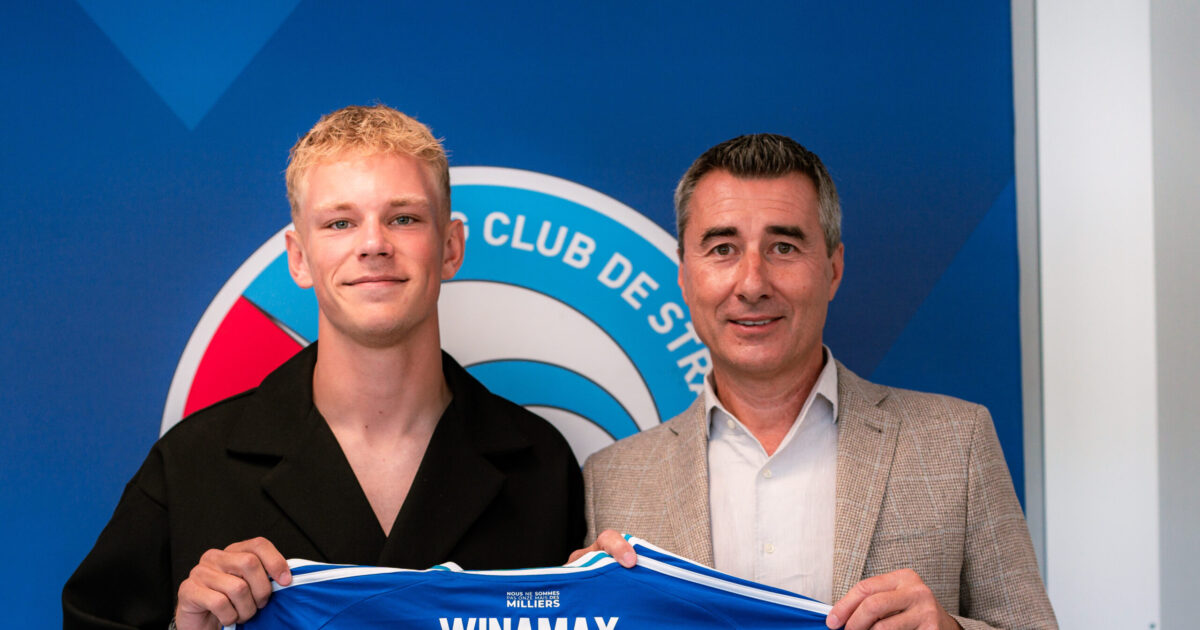 Officielt: Lucas Høgsberg forlader FC Nordsjælland for udlandseventyr Foto: RC Strasbourg
