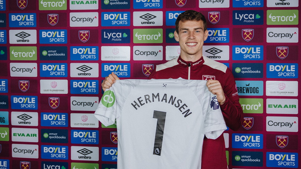 Officielt: Mads Hermansen på plads i West Ham Foto: West Ham United FC