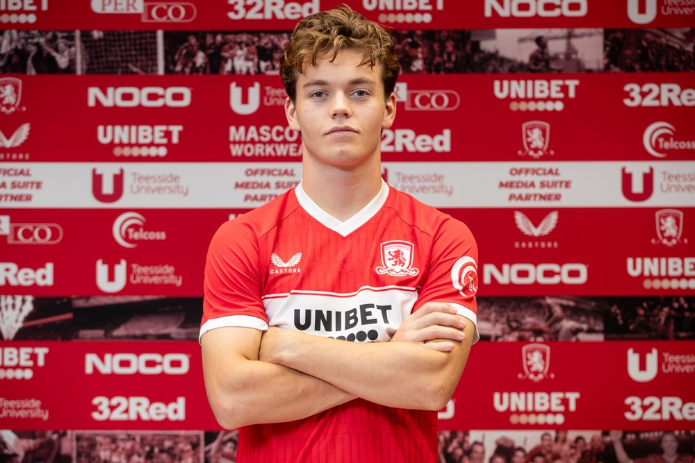 Sverre Nypan med armene over kors i Middlesborough.