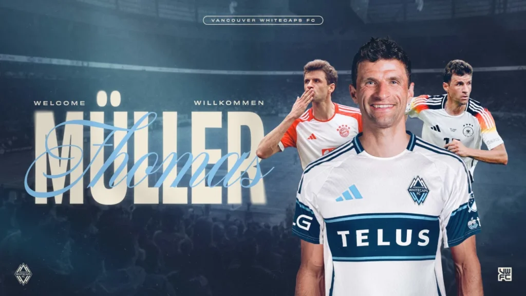Thomas Müller præsenteres i Vancouver Whitecaps.