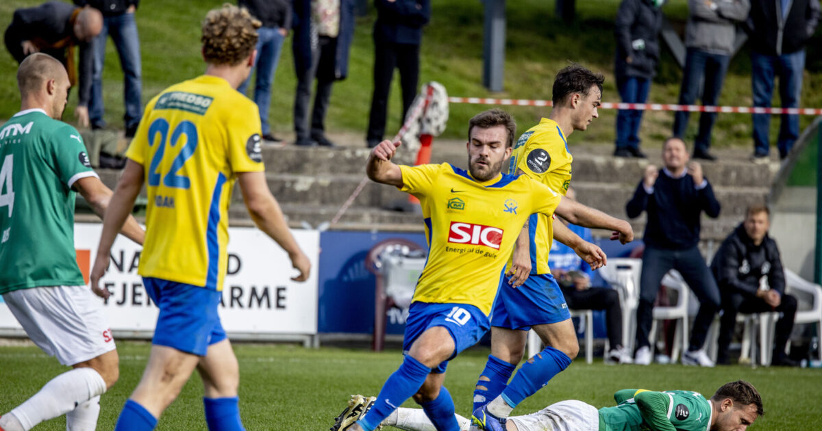 Kudsk styrede Skive til storsejr i Helsingør – Næstved og Thisted sejrede snævert Foto: Ingrid Riis/Ritzau Scanpix