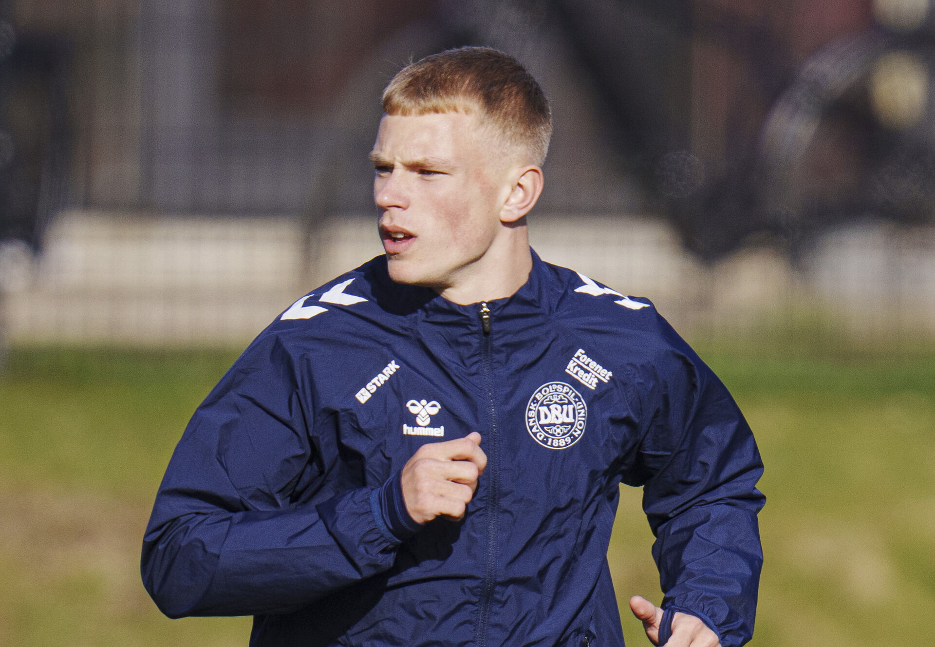 Høgsberg i landsholdsjakke