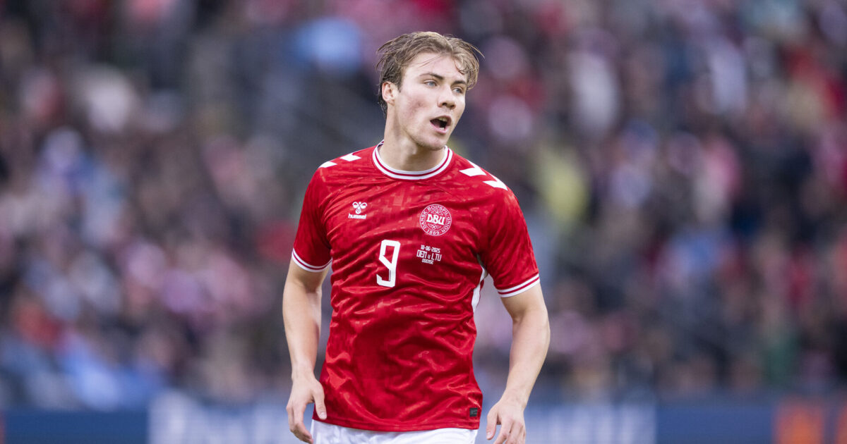 Medie: Engelsk storklub følger Højlunds situation Foto: Bo Amstrup/Ritzau Scanpix