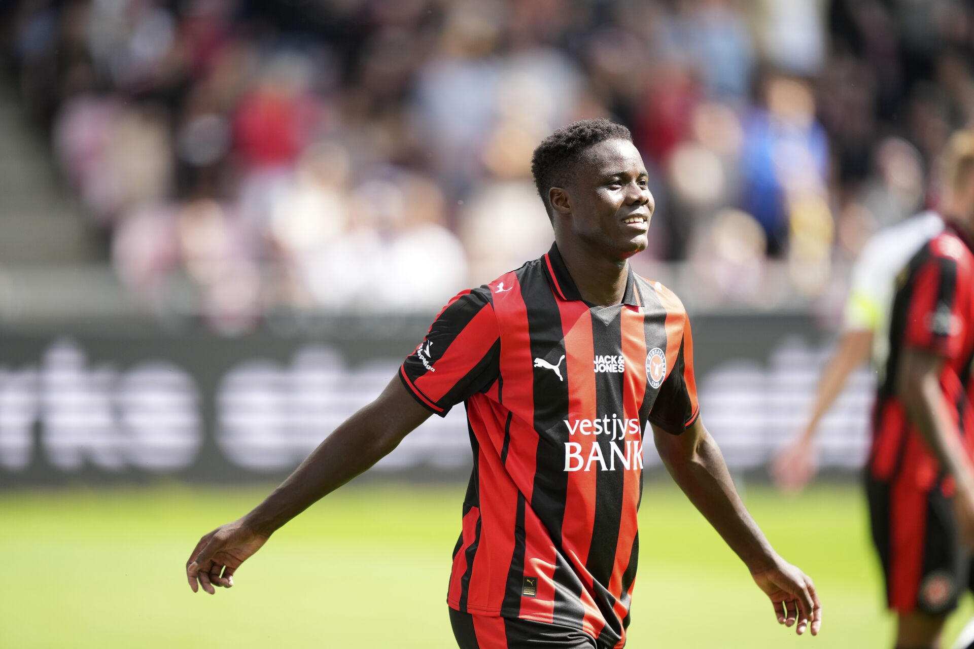 FC Midtjylland-stjernen Franculino jubler