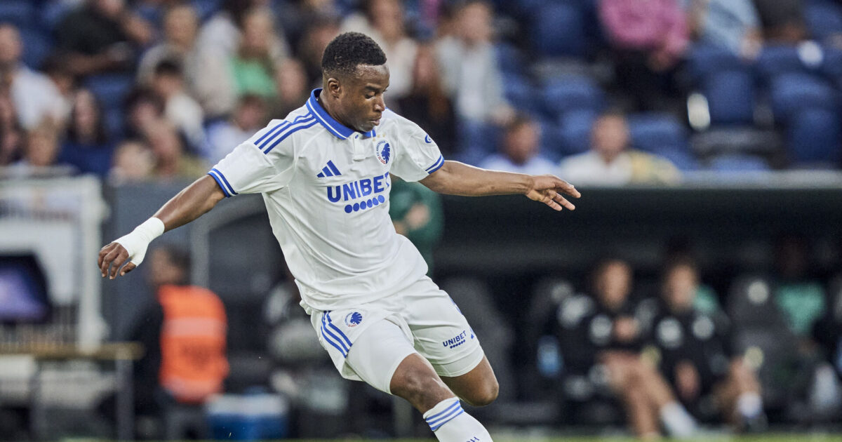 Moukoko vender tilbage mod AGF Foto: Thomas Traasdahl/Ritzau Scanpix