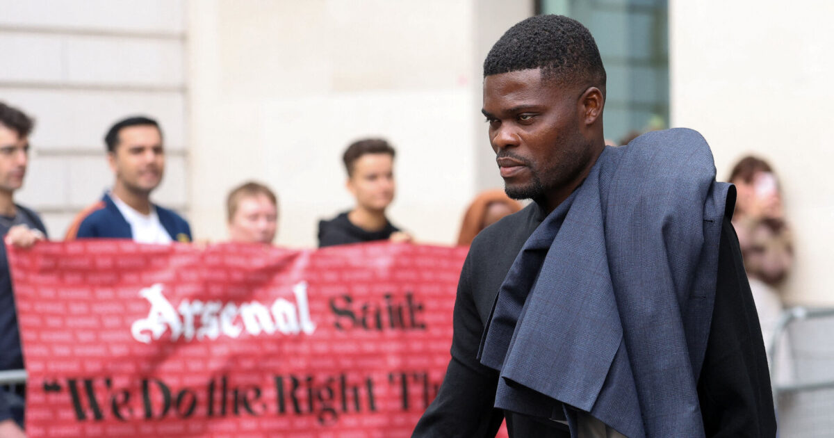 Thomas Partey for retten: Sigtet for fem tilfælde af voldtægt Foto: Ritzau Scanpix/REUTERS