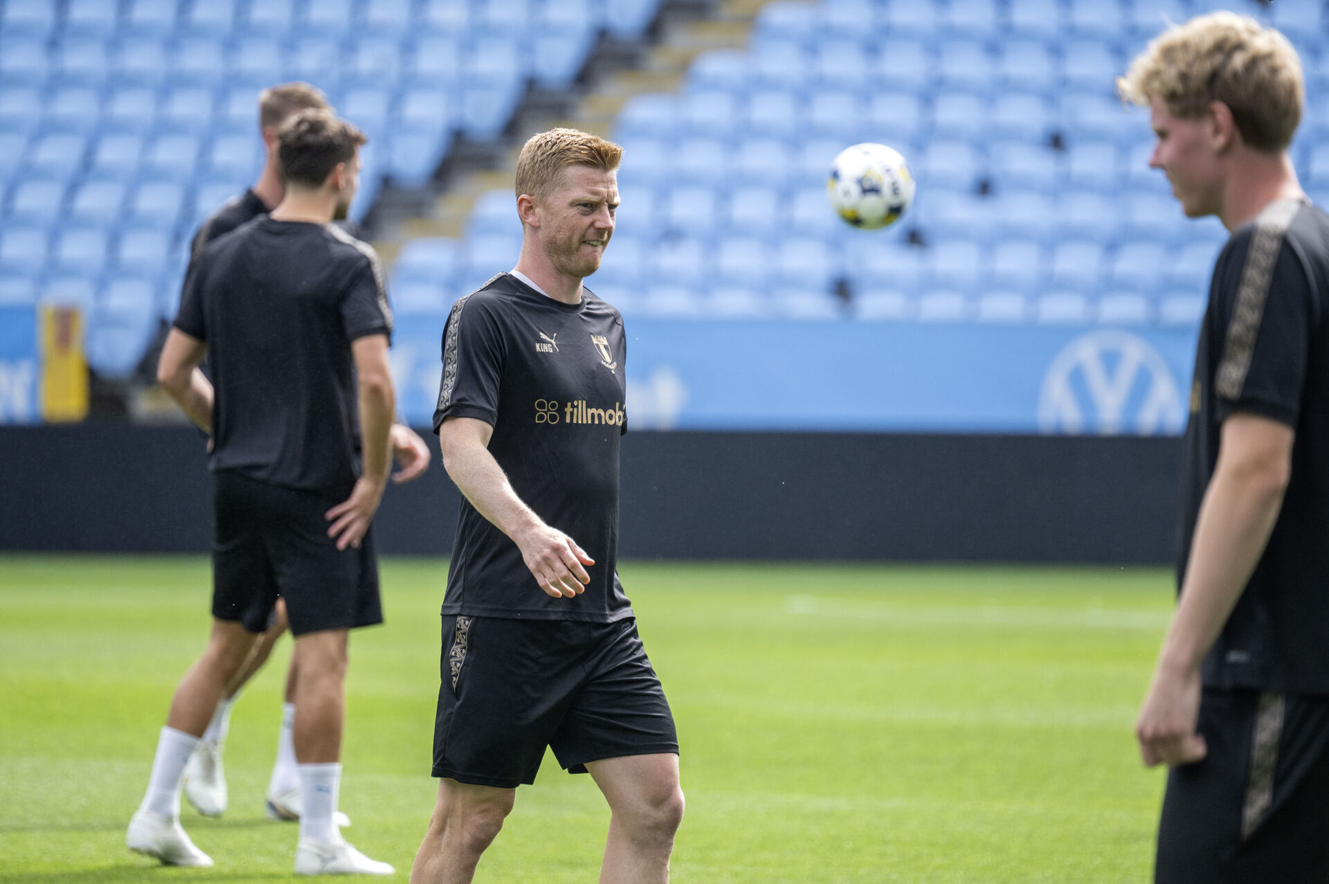 Anders Christiansen til Malmö FF-træning.