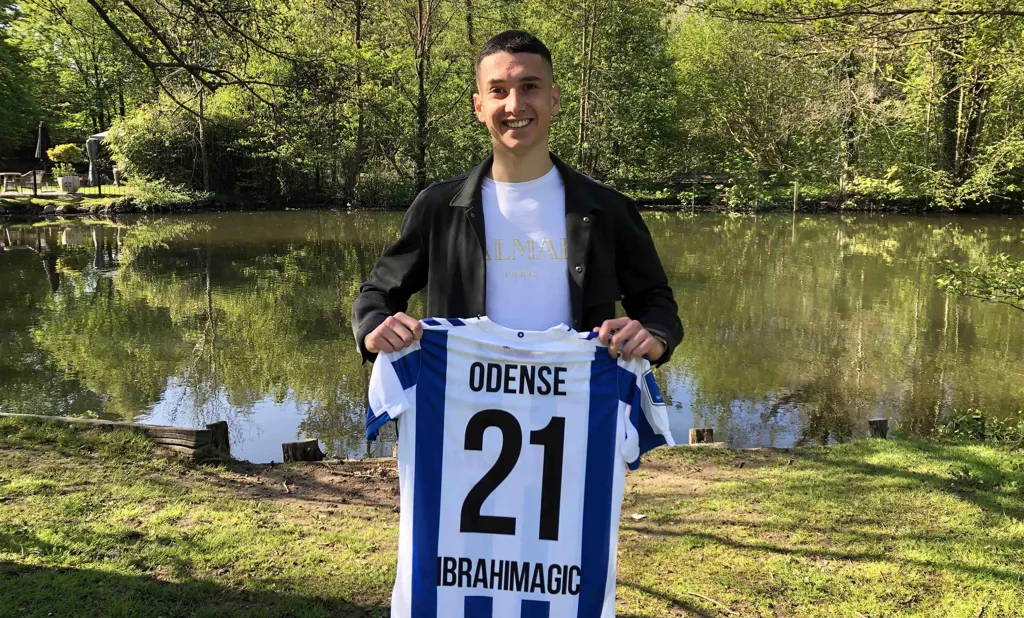 Ibrahimagic med en OB-trøje