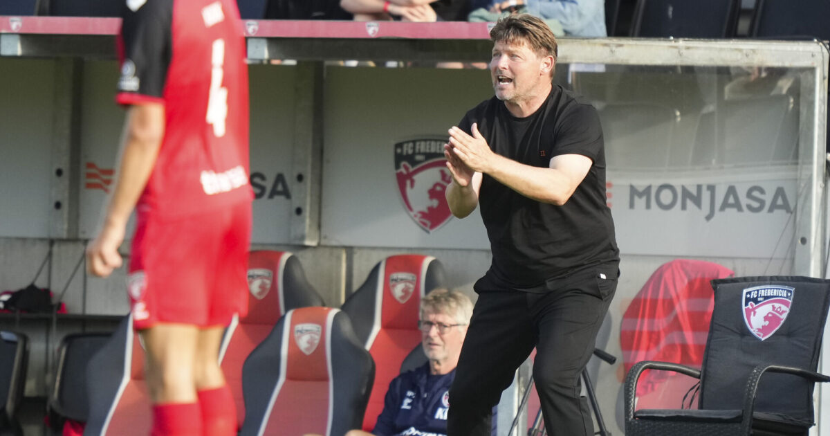 Cheftræner tvunget til at skifte keeper mod FCK: Så brugbar erfaring hos færing Foto: Claus Fisker/Ritzau Scanpix