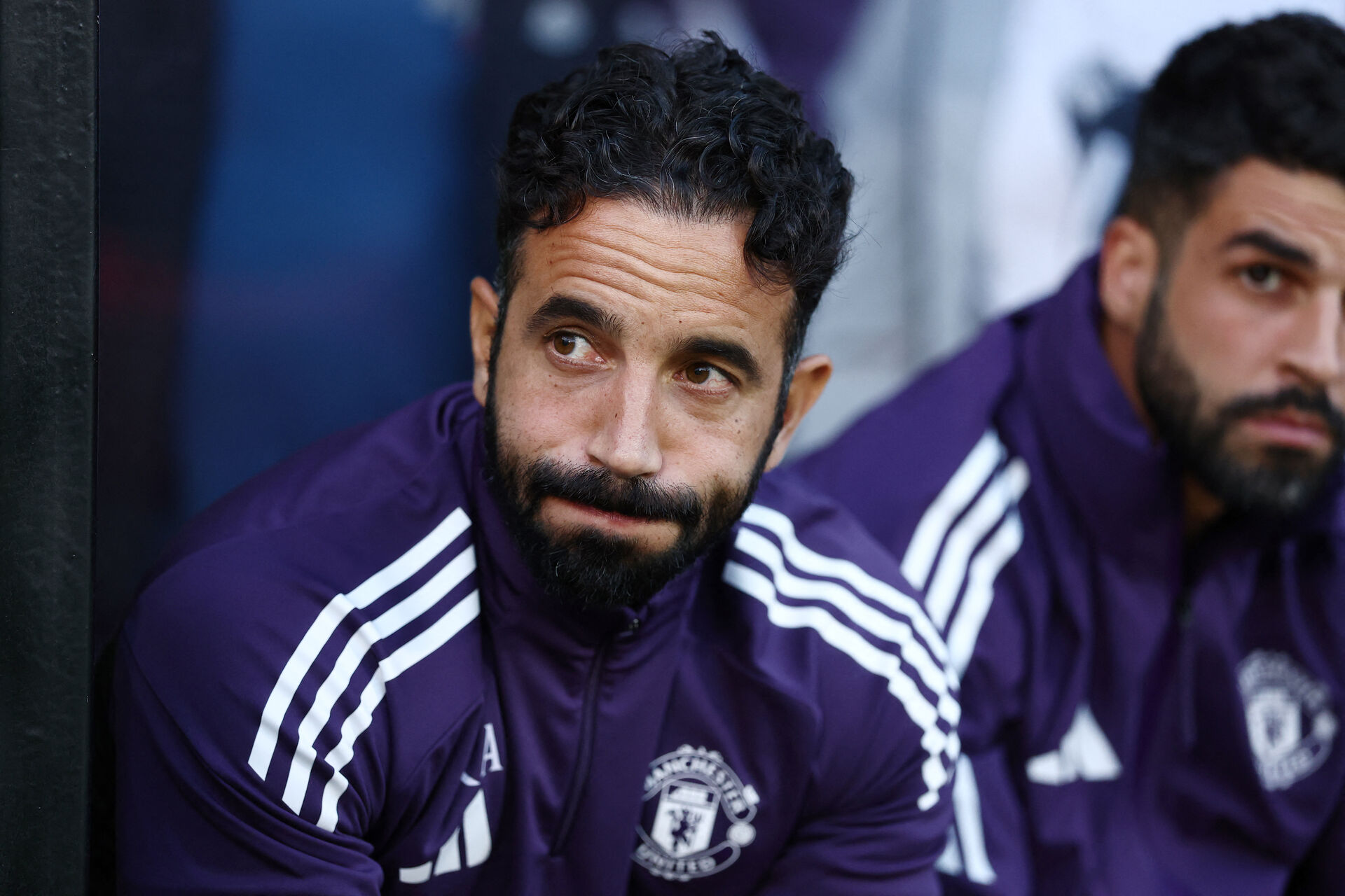 Ruben Amorim fortrækker en grimasse