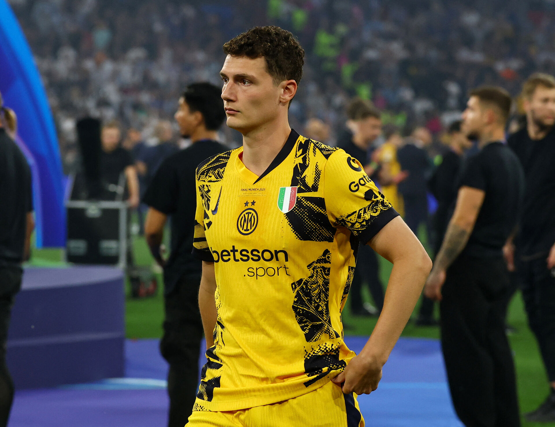 Benjamin Pavard efter Champions League-finalen.