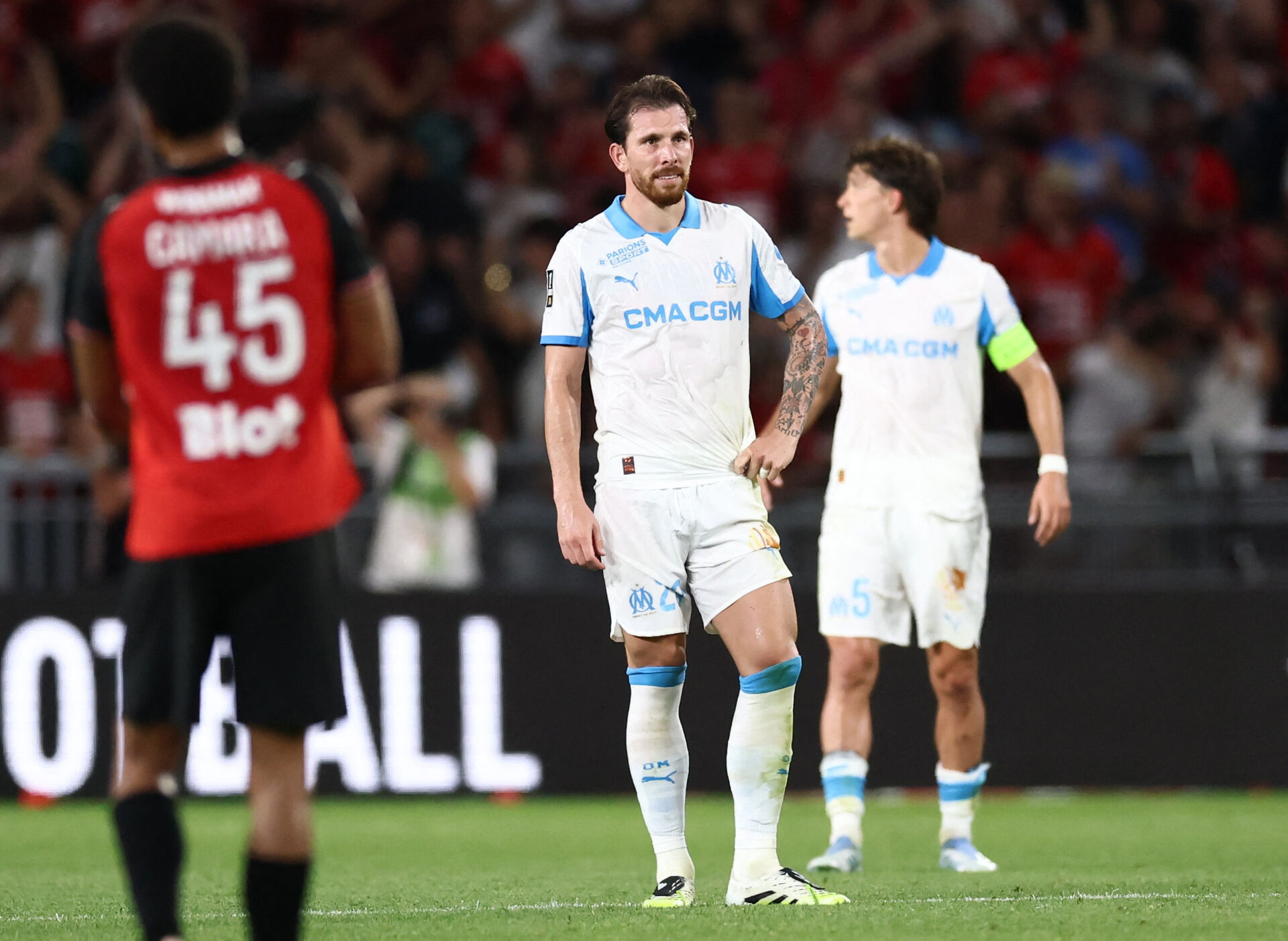 Pierre-Emile Højbjerg i Marseille-trøjen