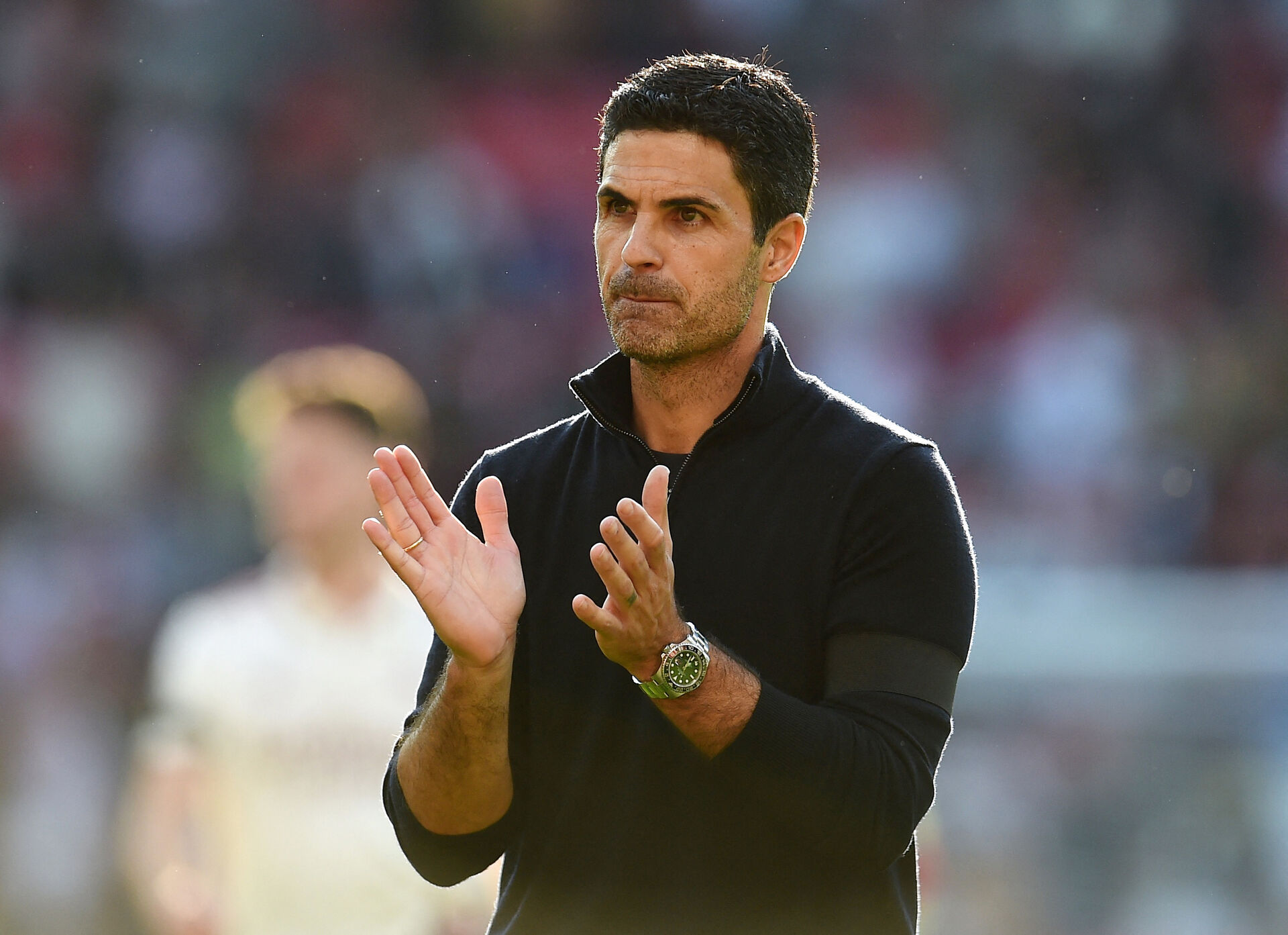 Mikel Arteta klapper efter en Arsenal-kamp