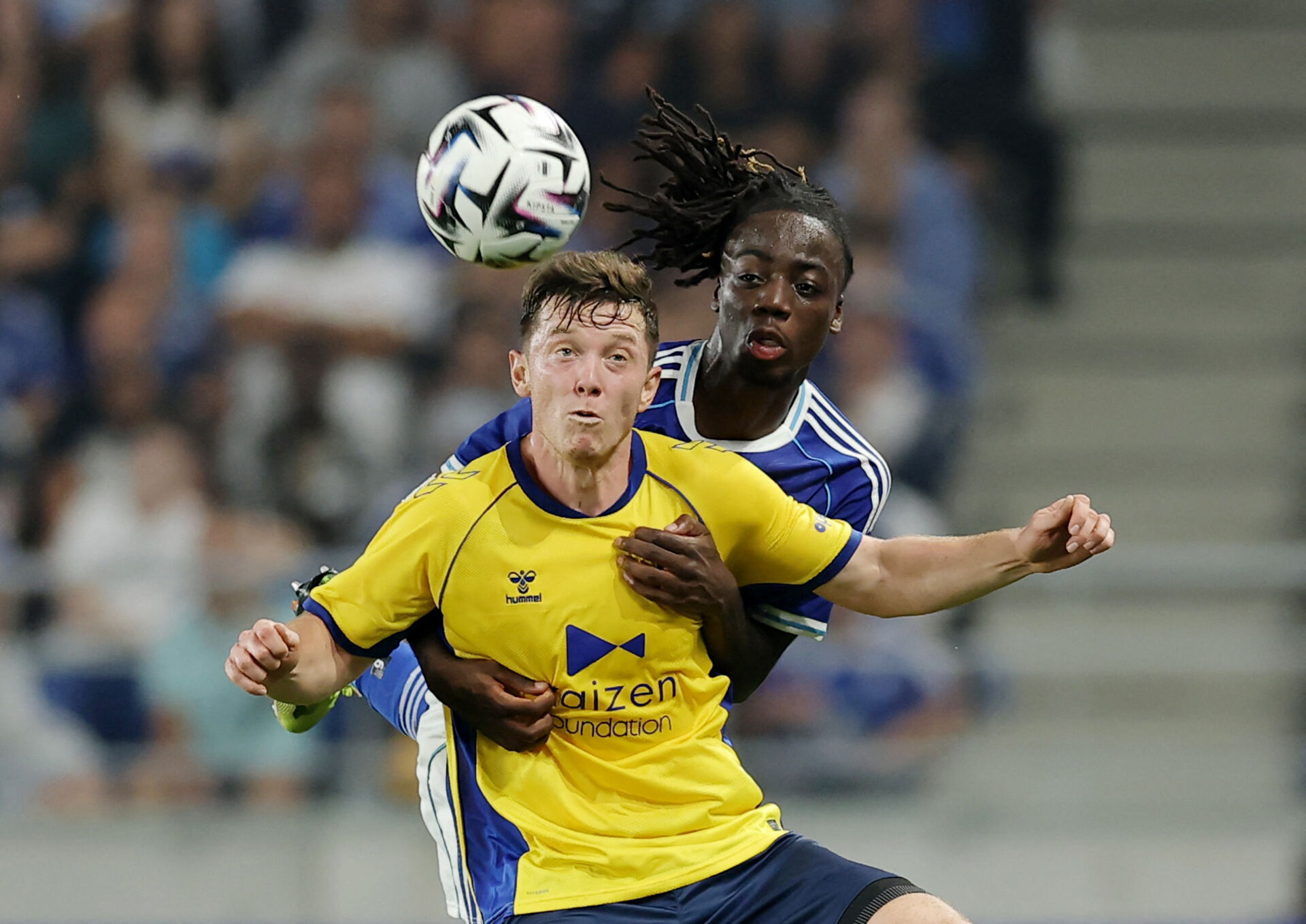 Michael Gregoritsch i kampen mod Strasbourg