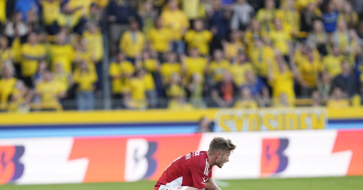 Skuffet Vejle-profil: Der er ikke noget værre sted at tabe Foto: Thomas Traasdahl/Ritzau Scanpix