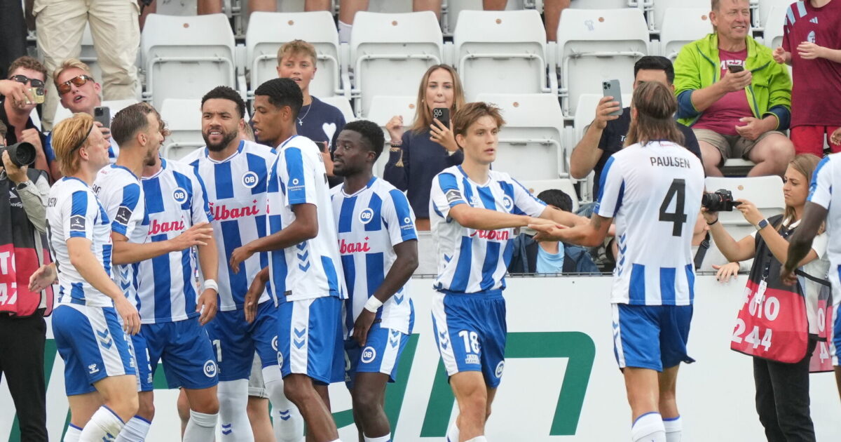 Målrig mandag i Odense: OB sænker Randers efter vild halvleg Foto: Claus Fisker/Ritzau Scanpix
