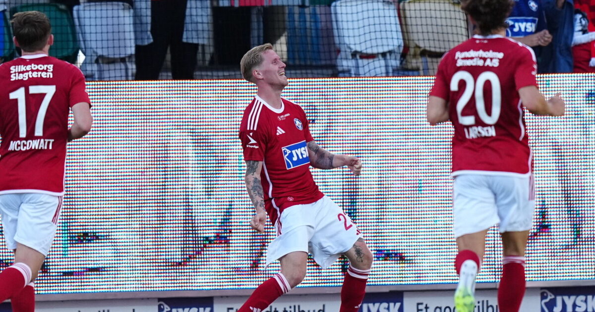 Tonni-hattrick sikrer Silkeborgs første Superliga-sejr med hattrick Foto: Henning Bagger/Ritzau Scanpix